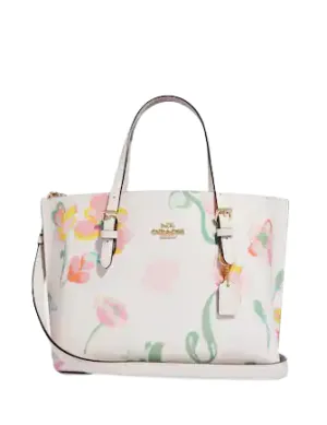 Coach Mollie Tote 25 With Dreamy Land Floral Print