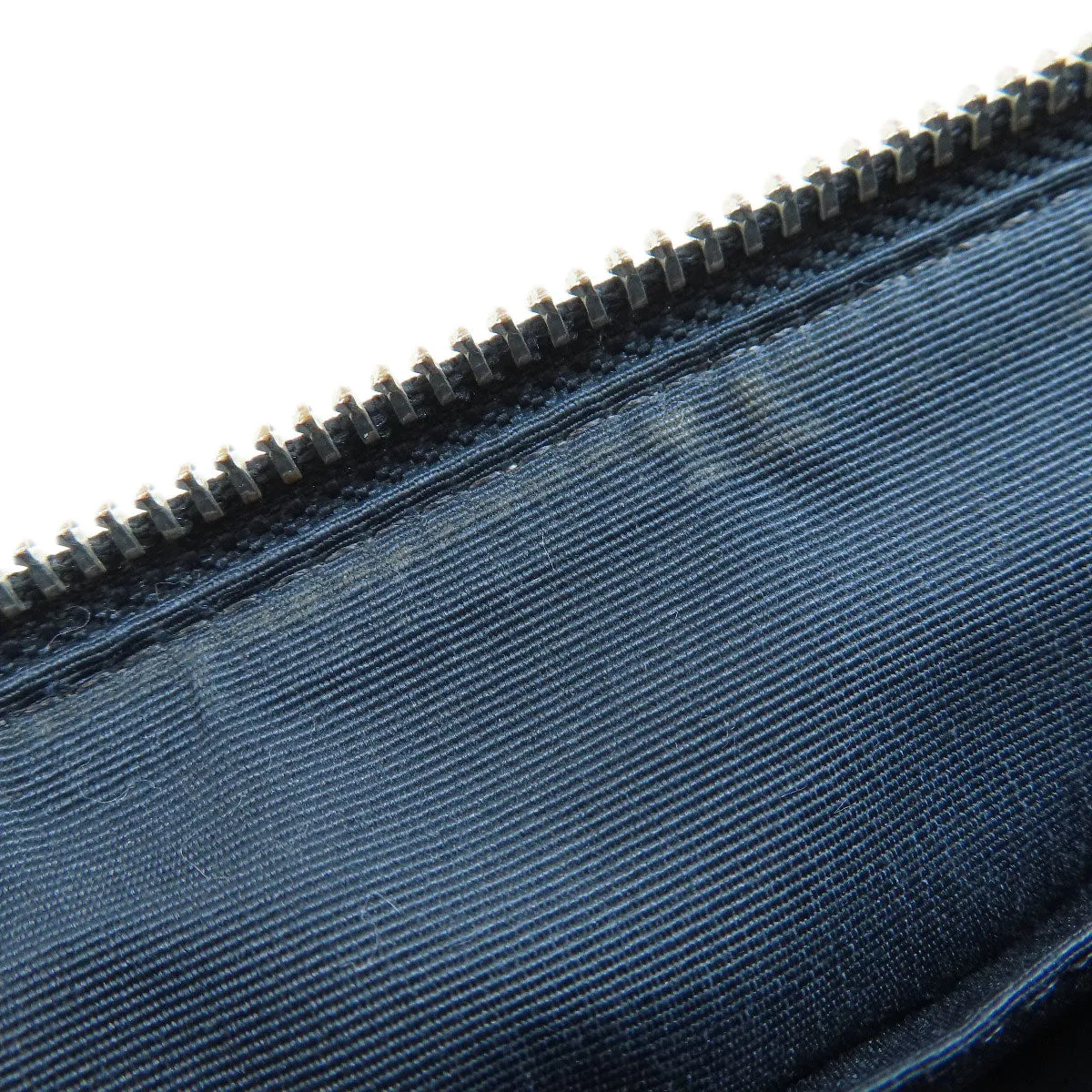 COACH Shoulder Bag 91511 PVC Navy logo Women Used