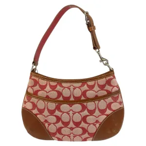 COACH Shoulder Bag C2K-6034 canvas pink Signature