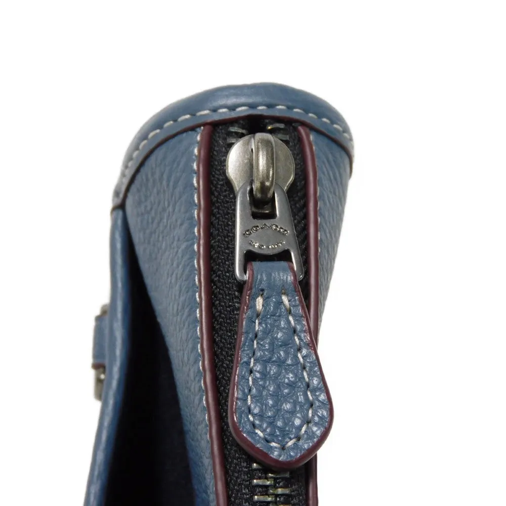 COACH Shoulder Bag CE710 Refined pebble leather (embossed) Denim Multi Peanuts Snoopy Heritage Convertible Crossbody