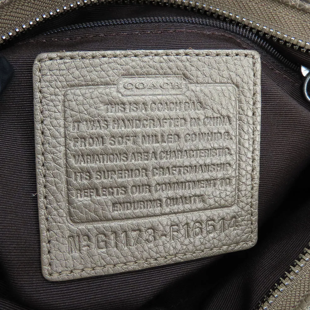 COACH Shoulder Bag F16514 leather gold Women Used