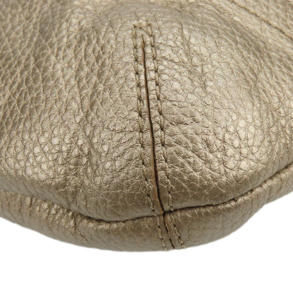 COACH Shoulder Bag F16514 leather gold Women Used