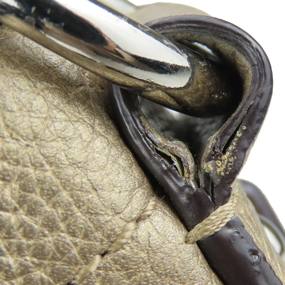 COACH Shoulder Bag F16514 leather gold Women Used