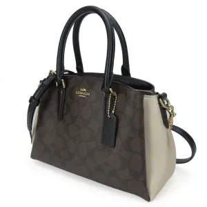 COACH Shoulder Bag F50054 leather Brown Women Used