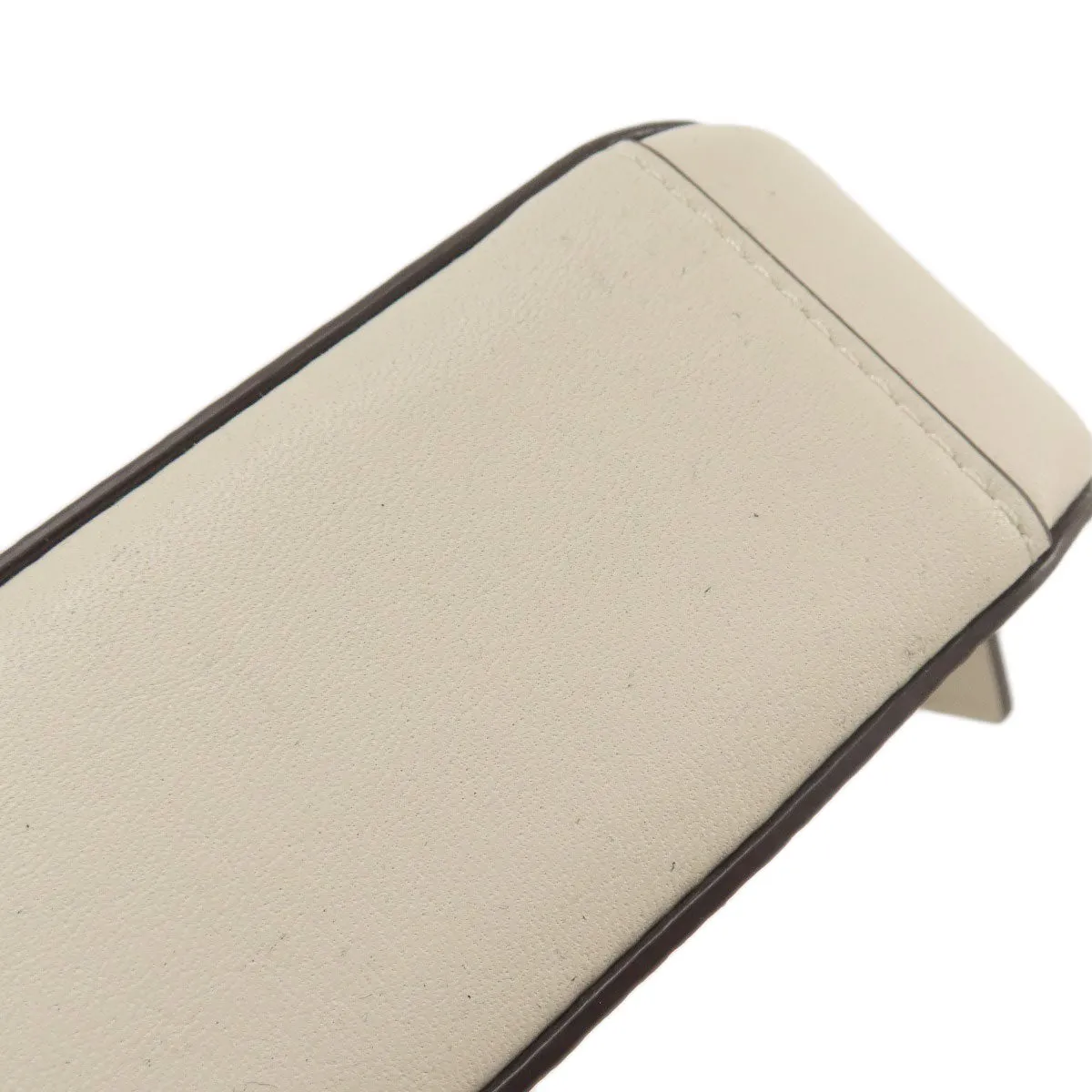 COACH Shoulder Bag PVC beige Signature Women Used