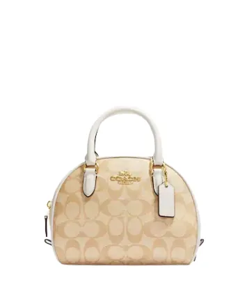 Coach Sydney Satchel In Signature Canvas