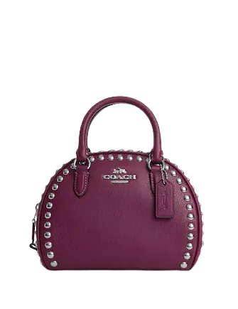 Coach Sydney Satchel With Rivets