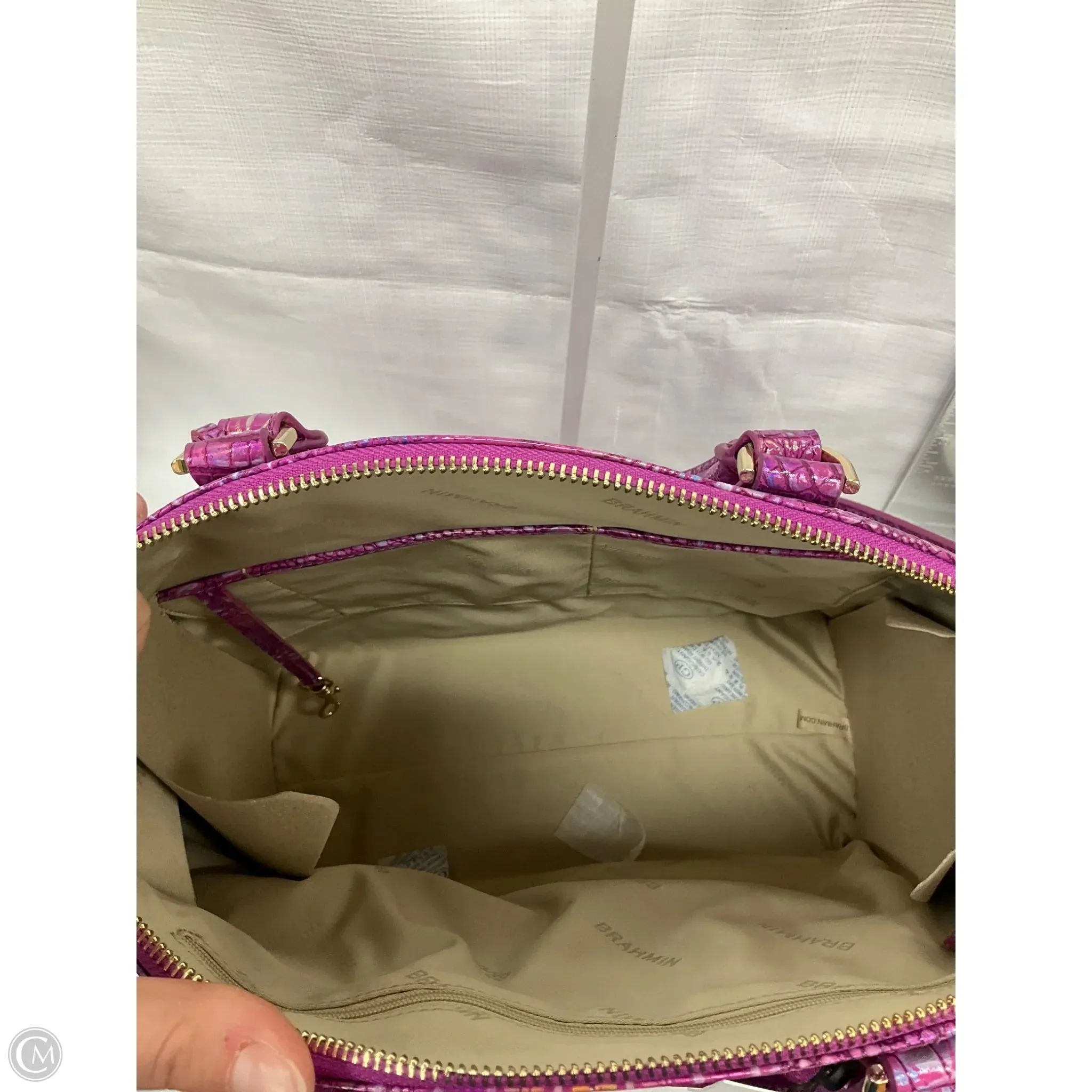 Crossbody Designer By Brahmin, Size: Large