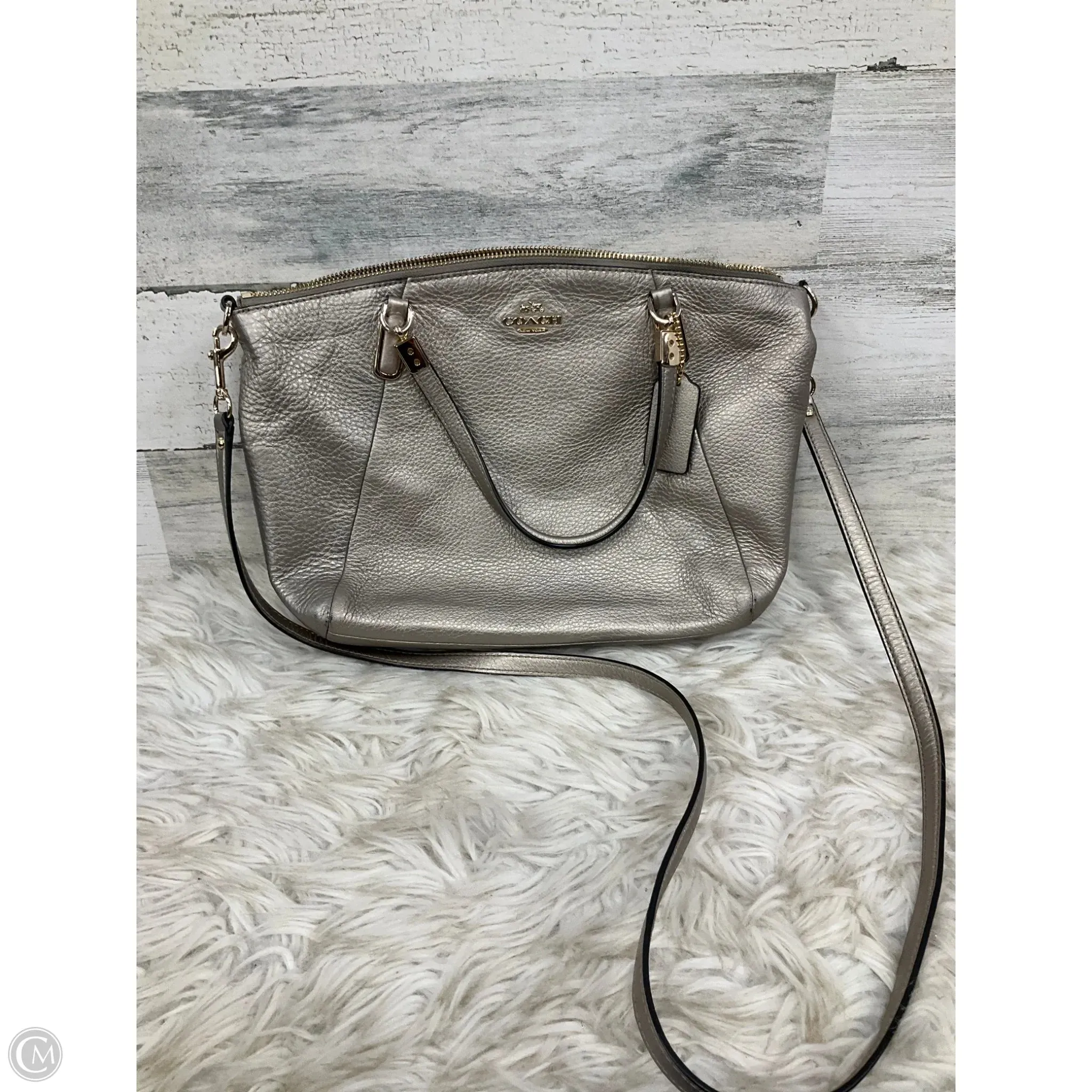 Crossbody Designer By Coach, Size: Medium