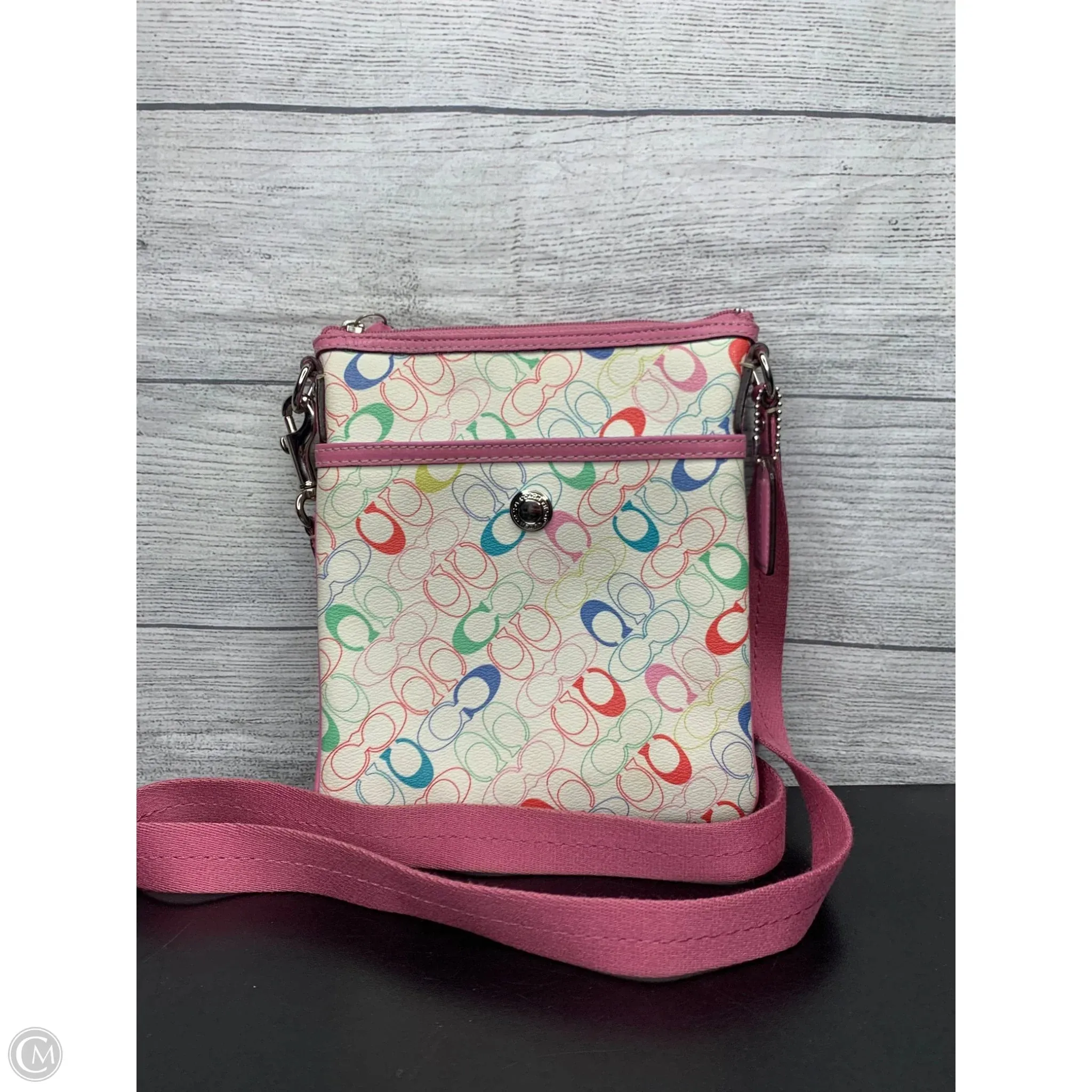 Crossbody Designer By Coach, Size: Medium