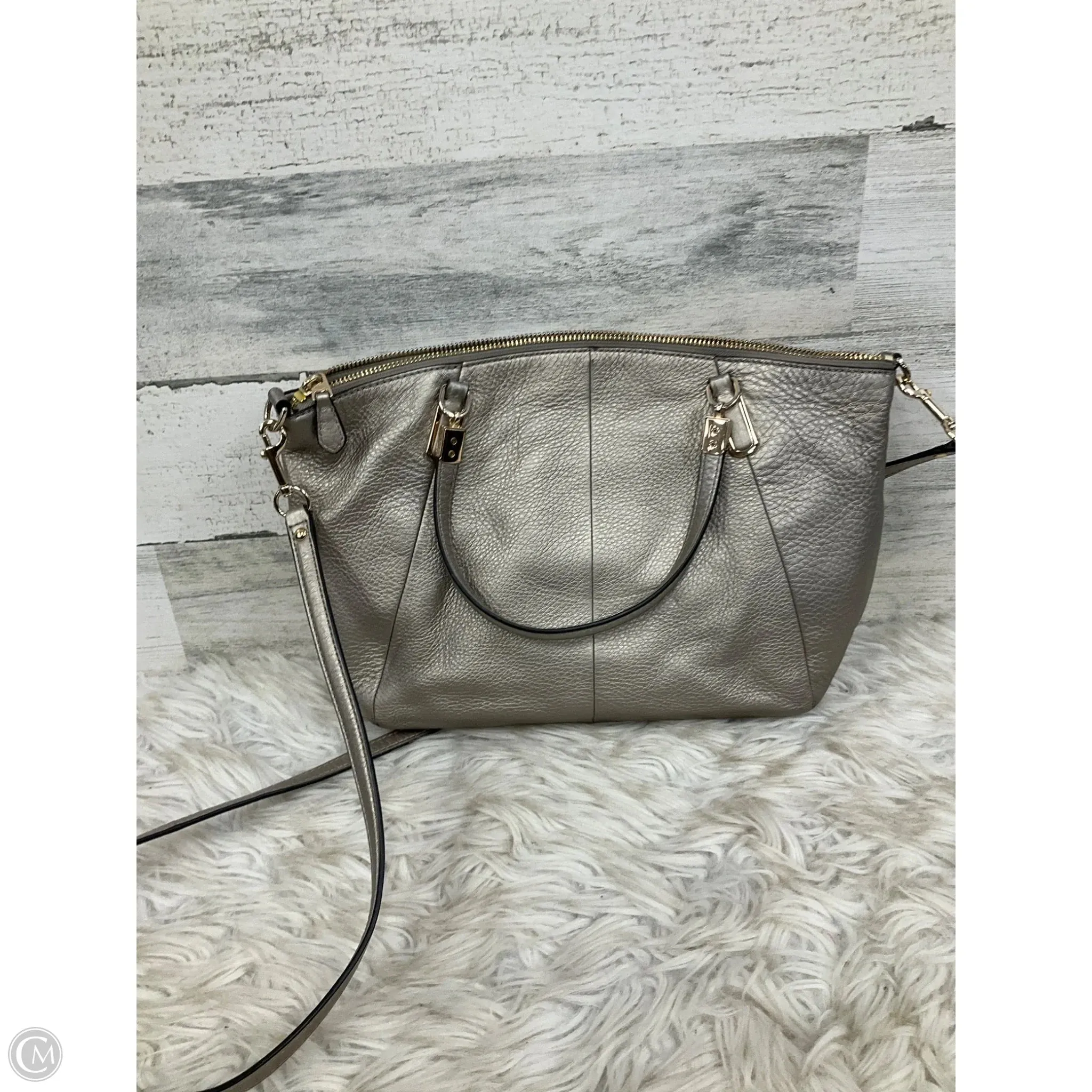 Crossbody Designer By Coach, Size: Medium