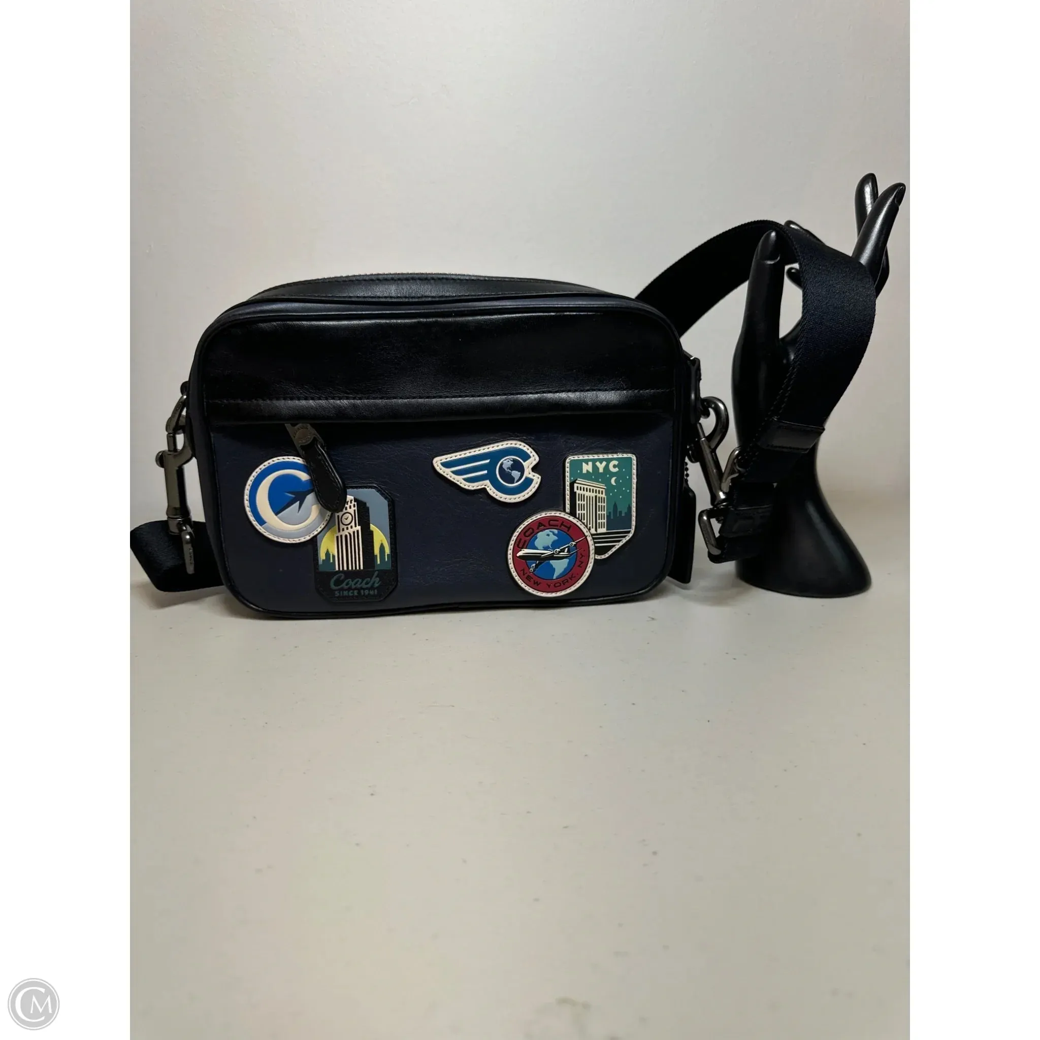 Crossbody Designer By Coach, Size: Medium