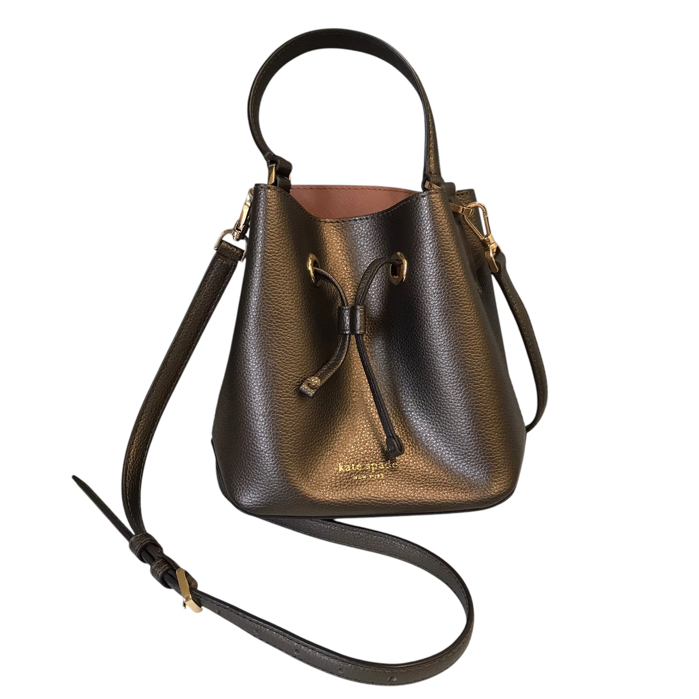 Crossbody Designer By Kate Spade In Bronze, Size:Small