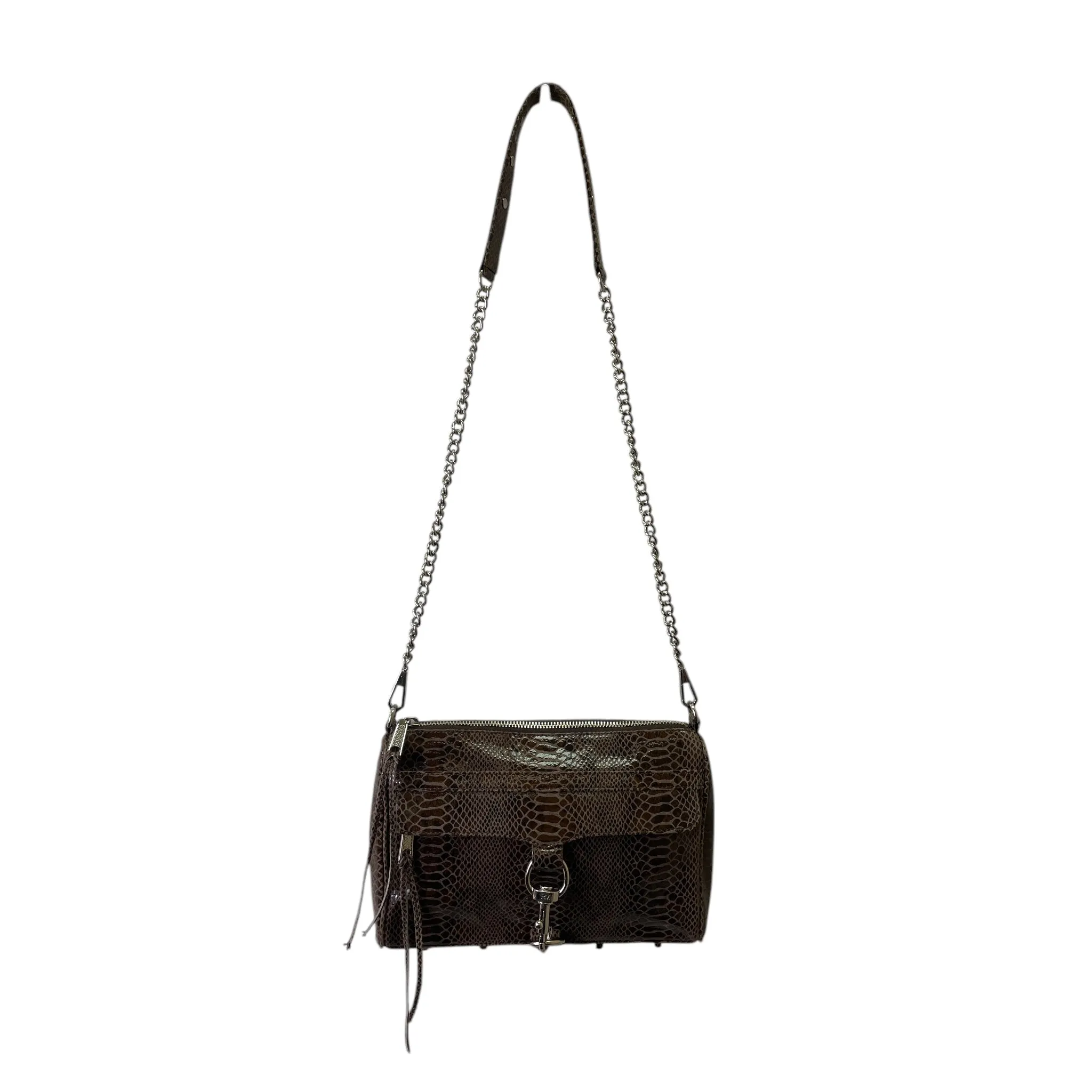 Crossbody Designer By Rebecca Minkoff In Brown, Size:Medium