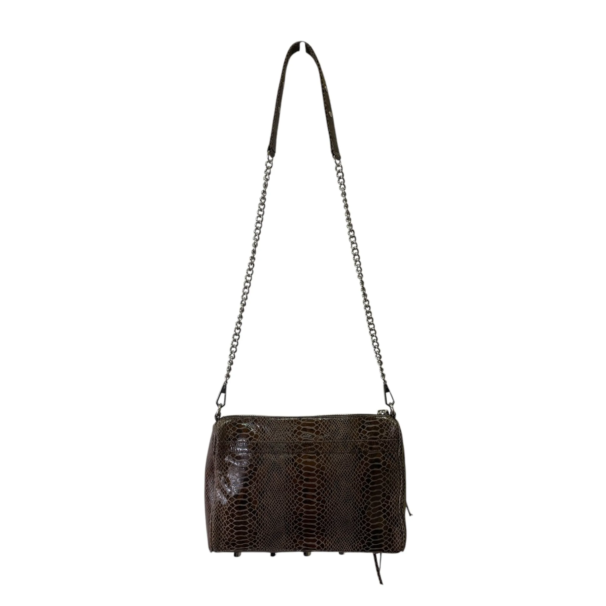Crossbody Designer By Rebecca Minkoff In Brown, Size:Medium