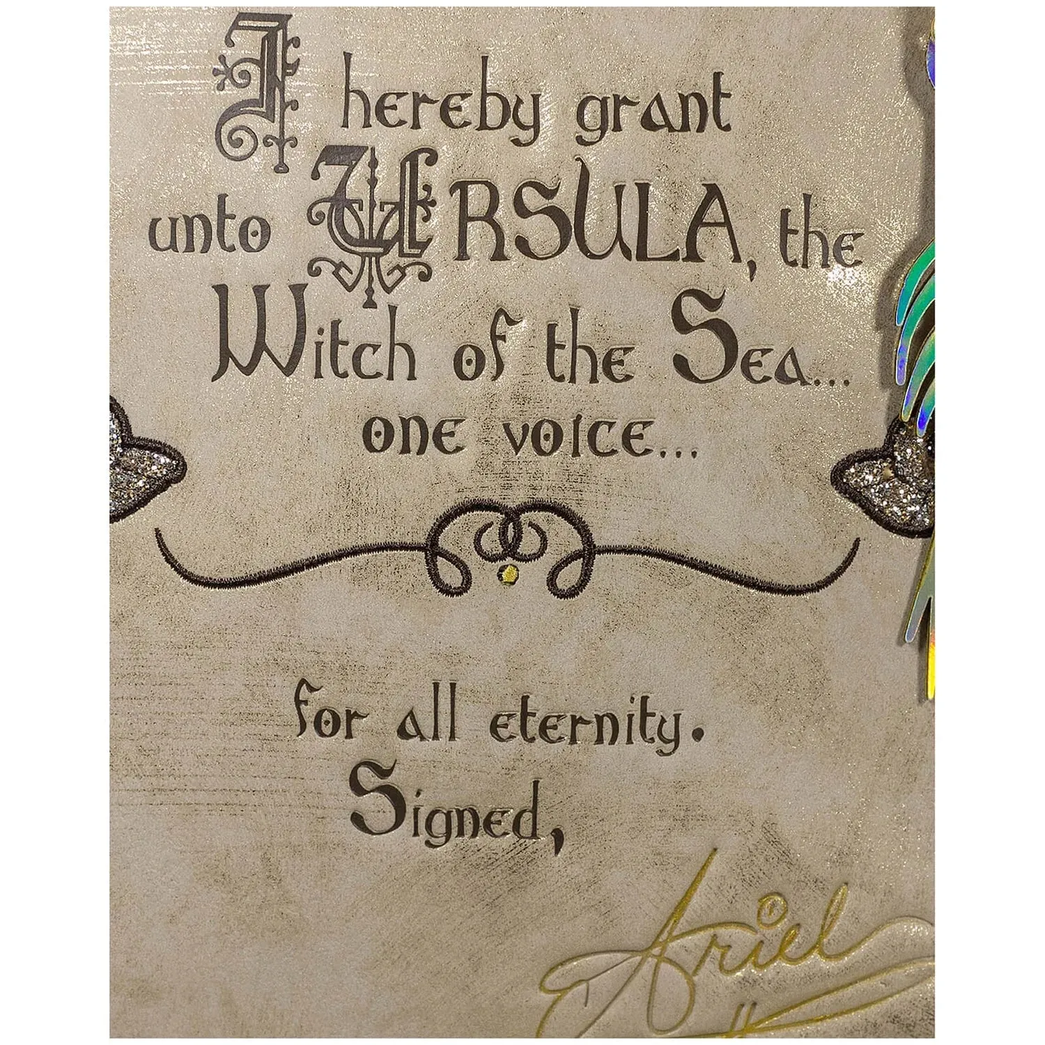Danielle Nicole x Disney The Little Mermaid Ursual Scroll Mini Backpack