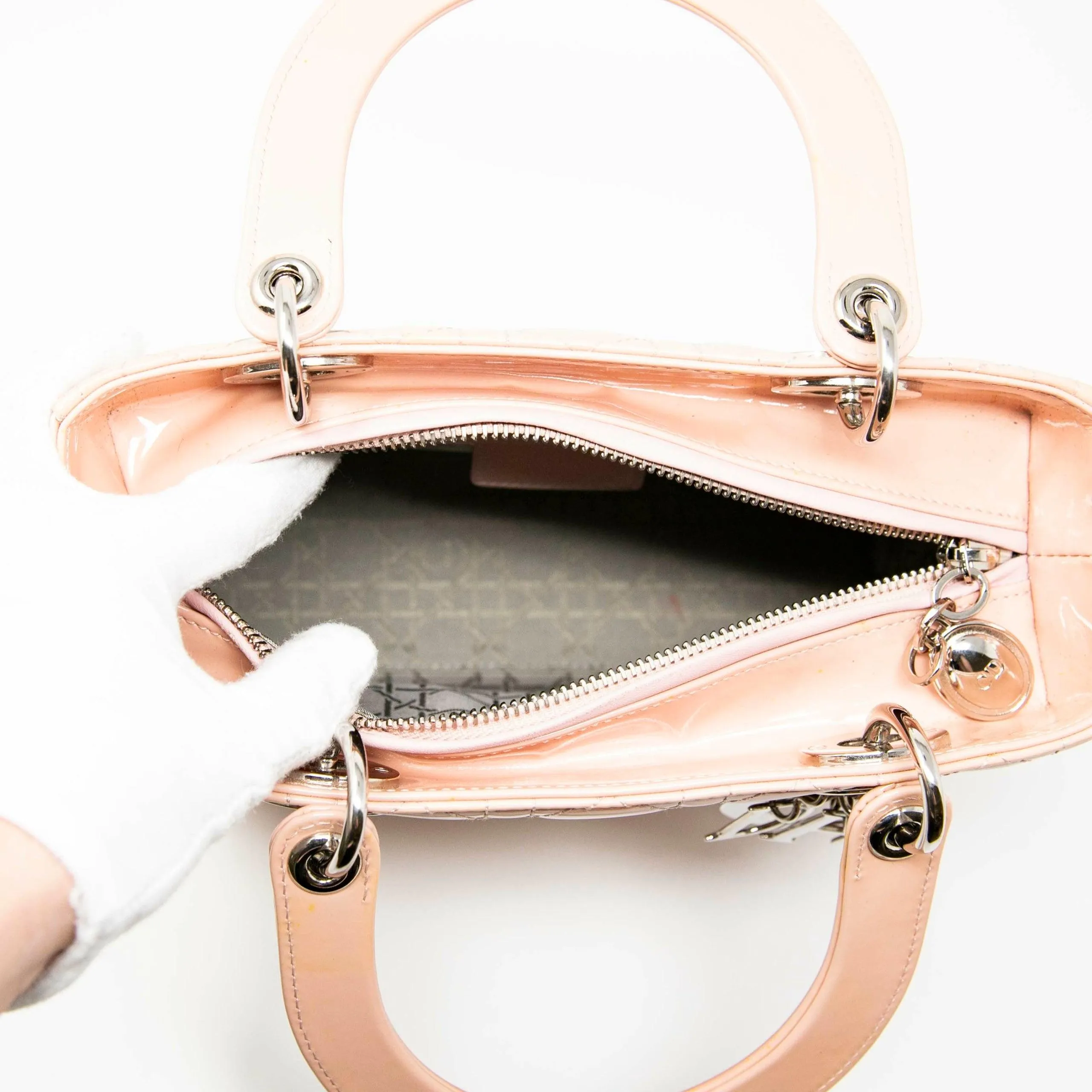 Dior Nude Patent Medium Lady Dior