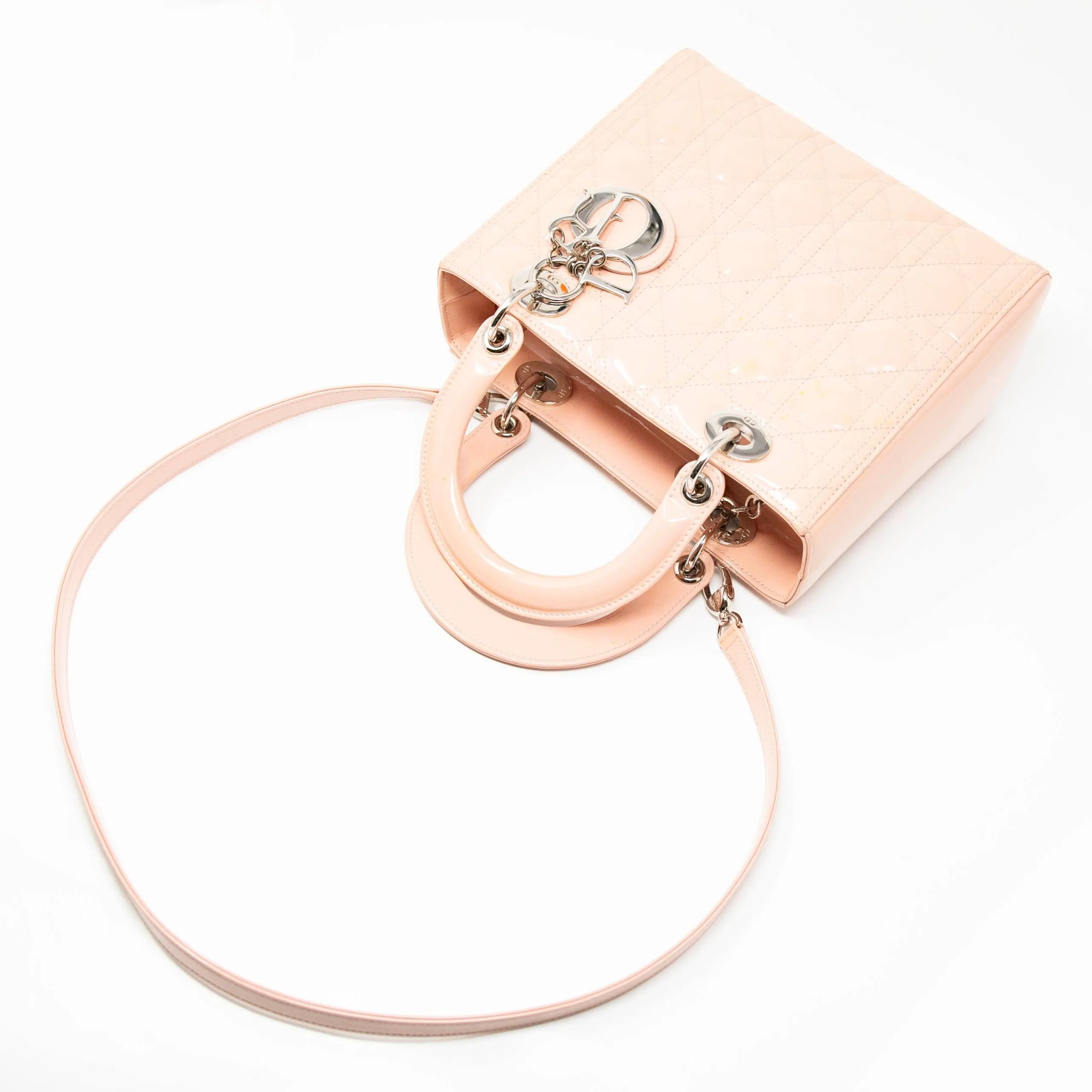 Dior Nude Patent Medium Lady Dior