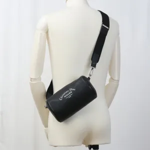 Dior roller Atelier Shoulder Bag leather Black unisex