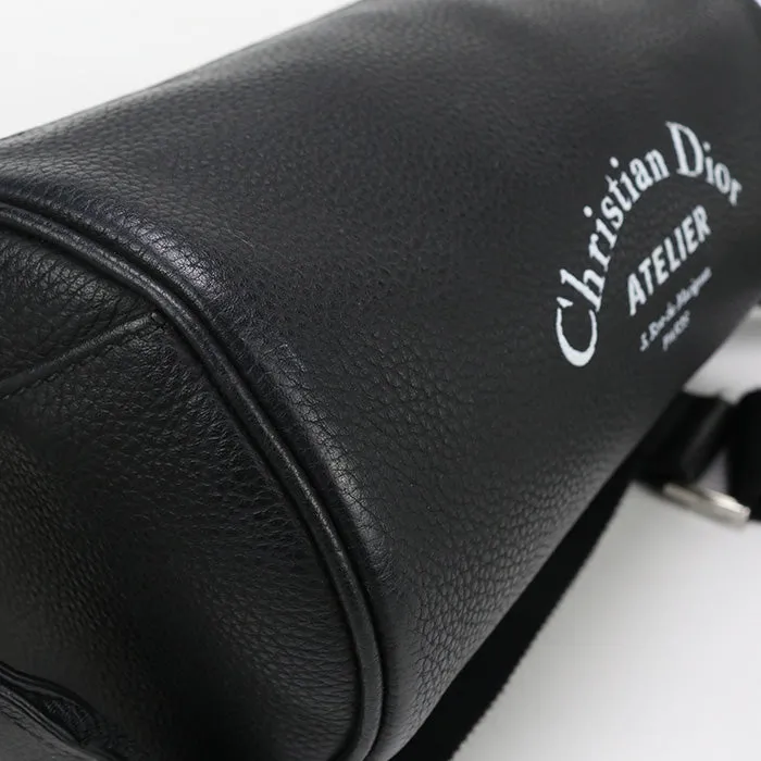 Dior roller Atelier Shoulder Bag leather Black unisex