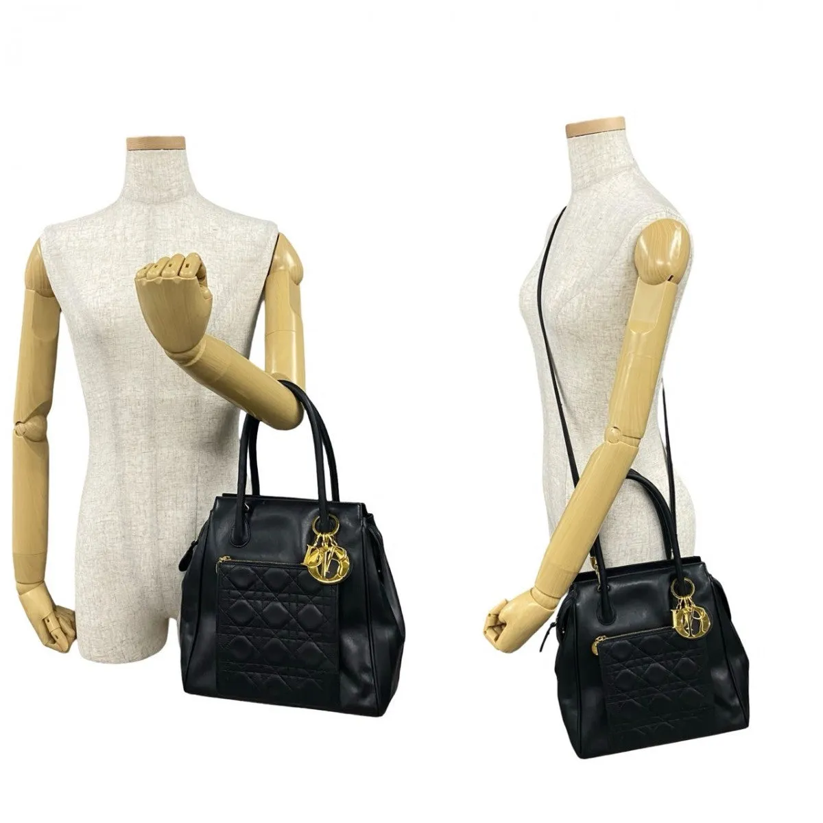 Dior Shoulder Bag leather black