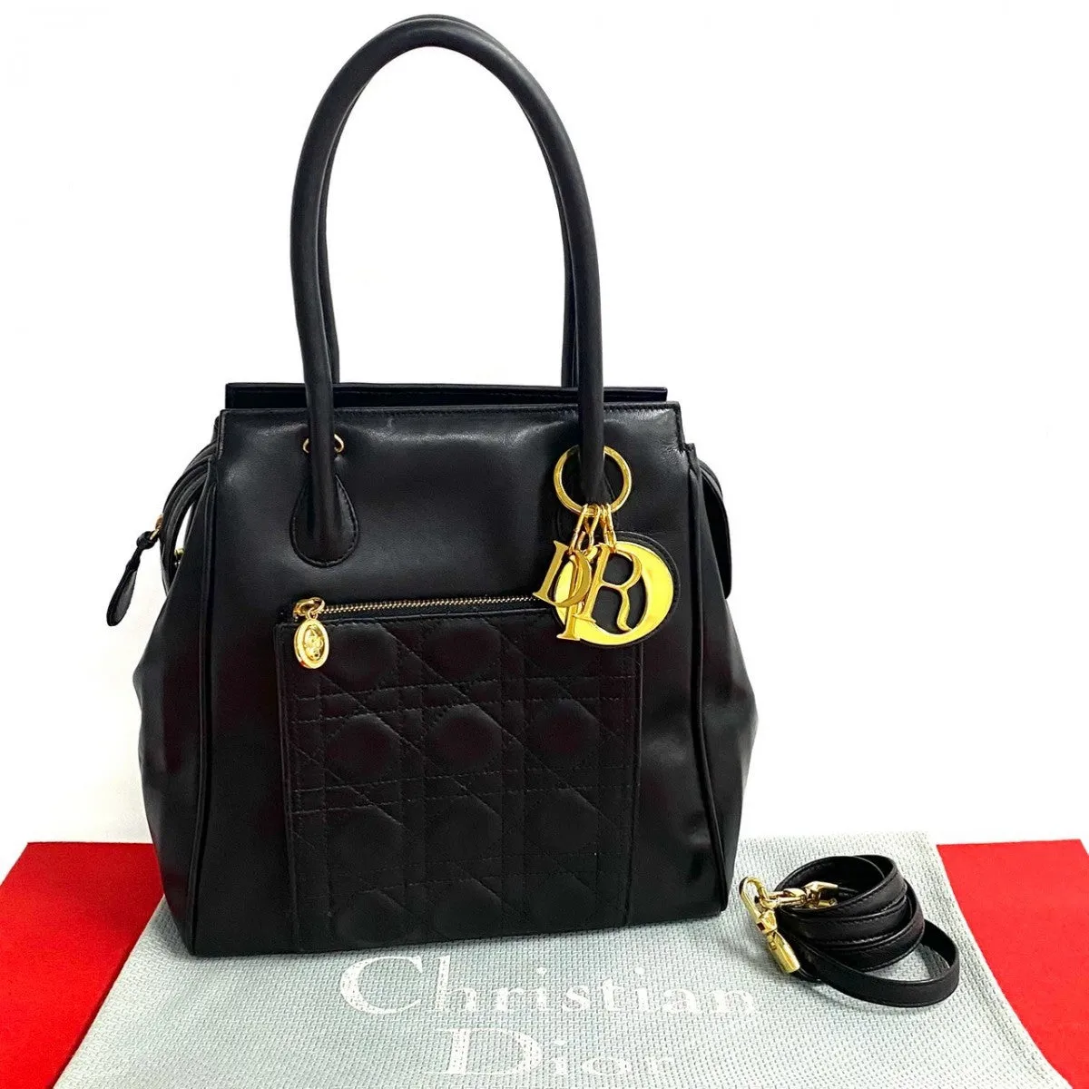 Dior Shoulder Bag leather black