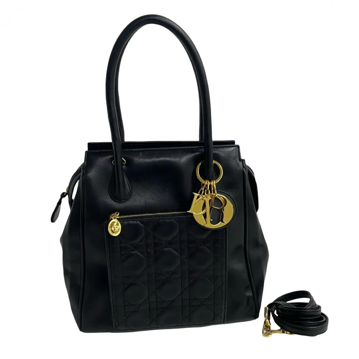 Dior Shoulder Bag leather black