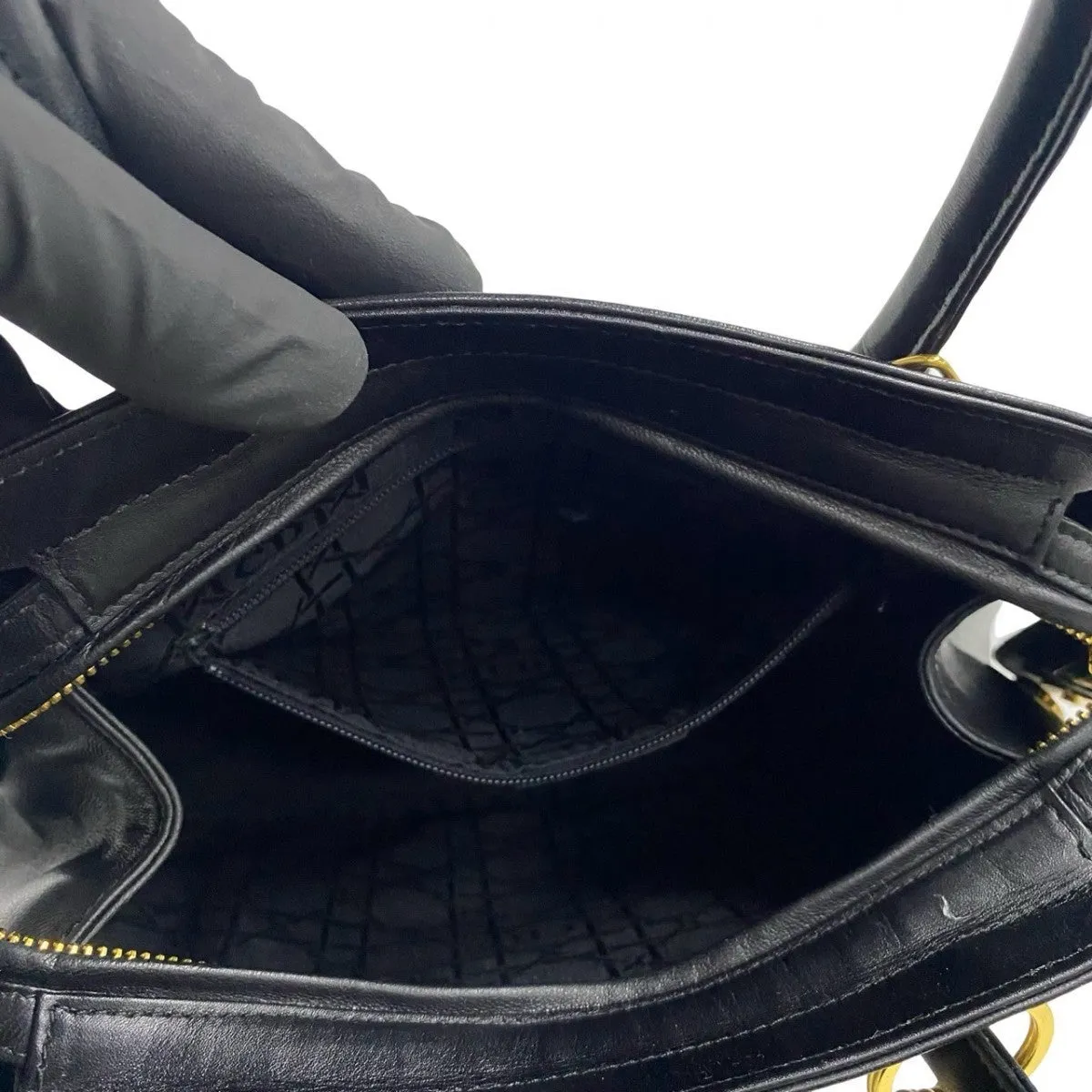 Dior Shoulder Bag leather black