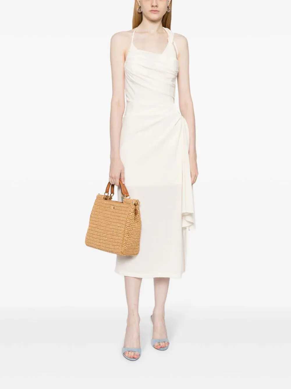 Dolce & Gabbana Straw Tote Bag