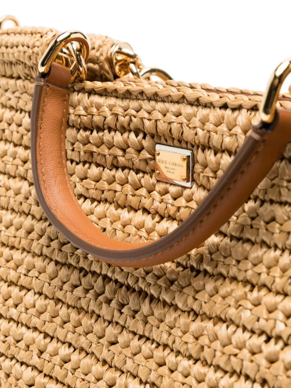 Dolce & Gabbana Straw Tote Bag