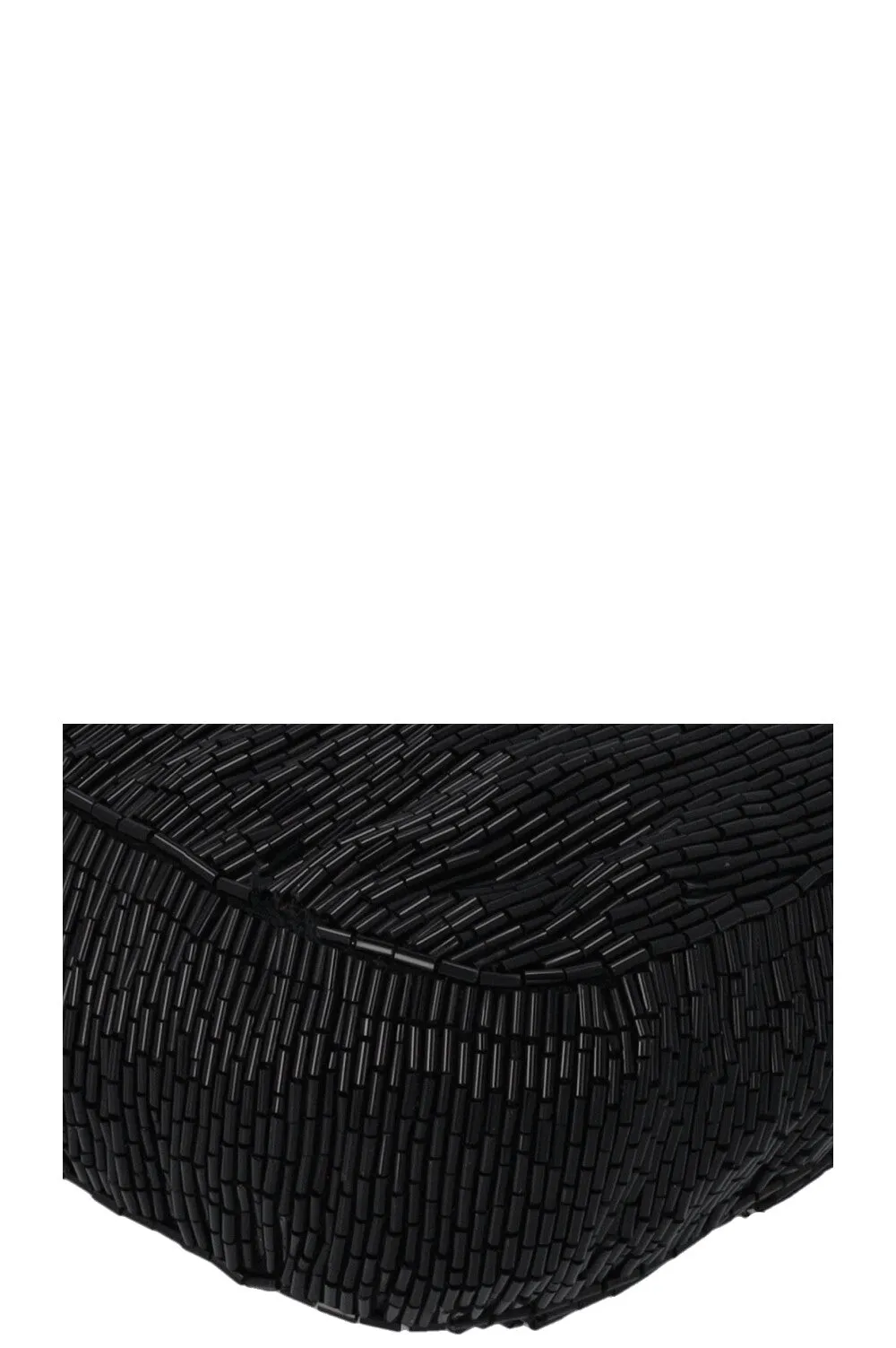 FENDI Sequin Baguette Shoulder Bag Black