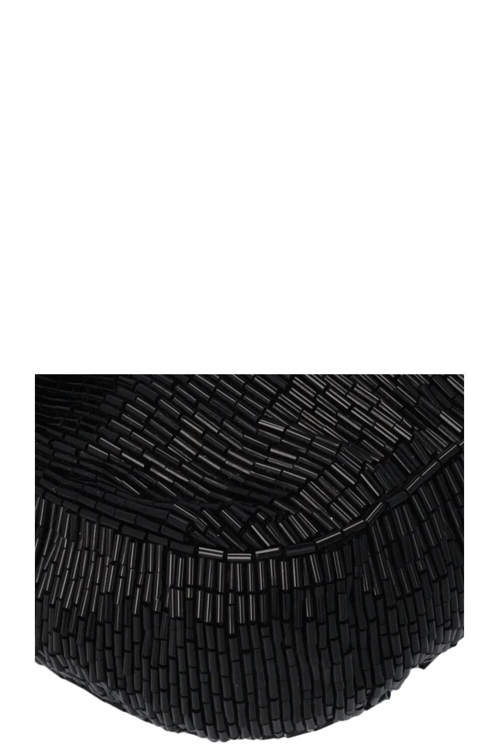 FENDI Sequin Baguette Shoulder Bag Black