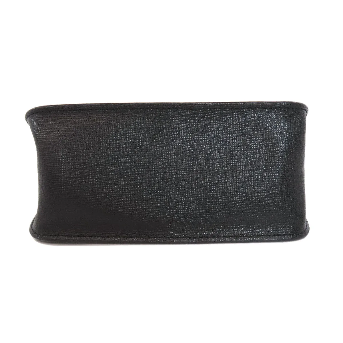 Furla Shoulder Bag leather black ChainShoulder Women Used