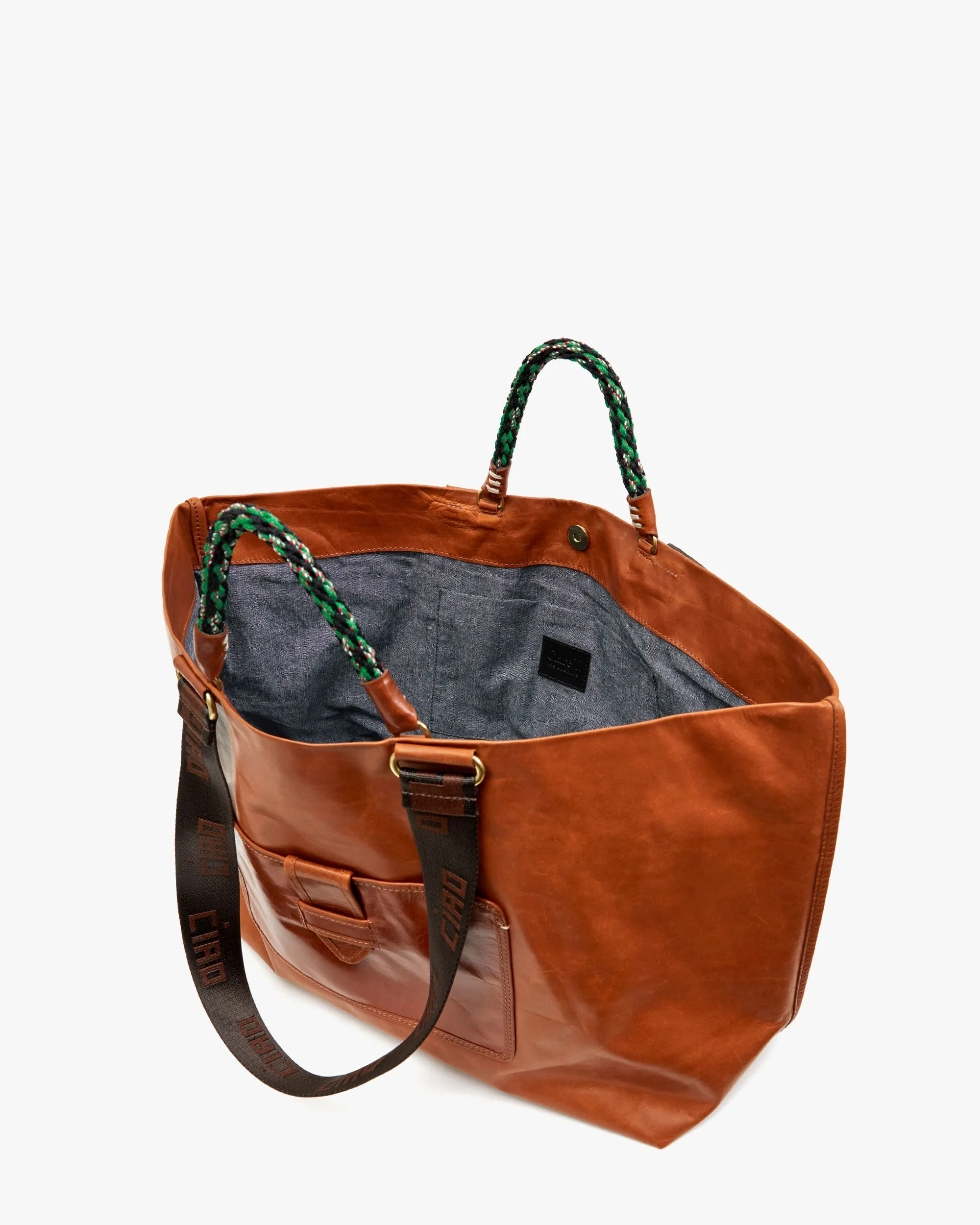 Grande Bateau Tote Camel
