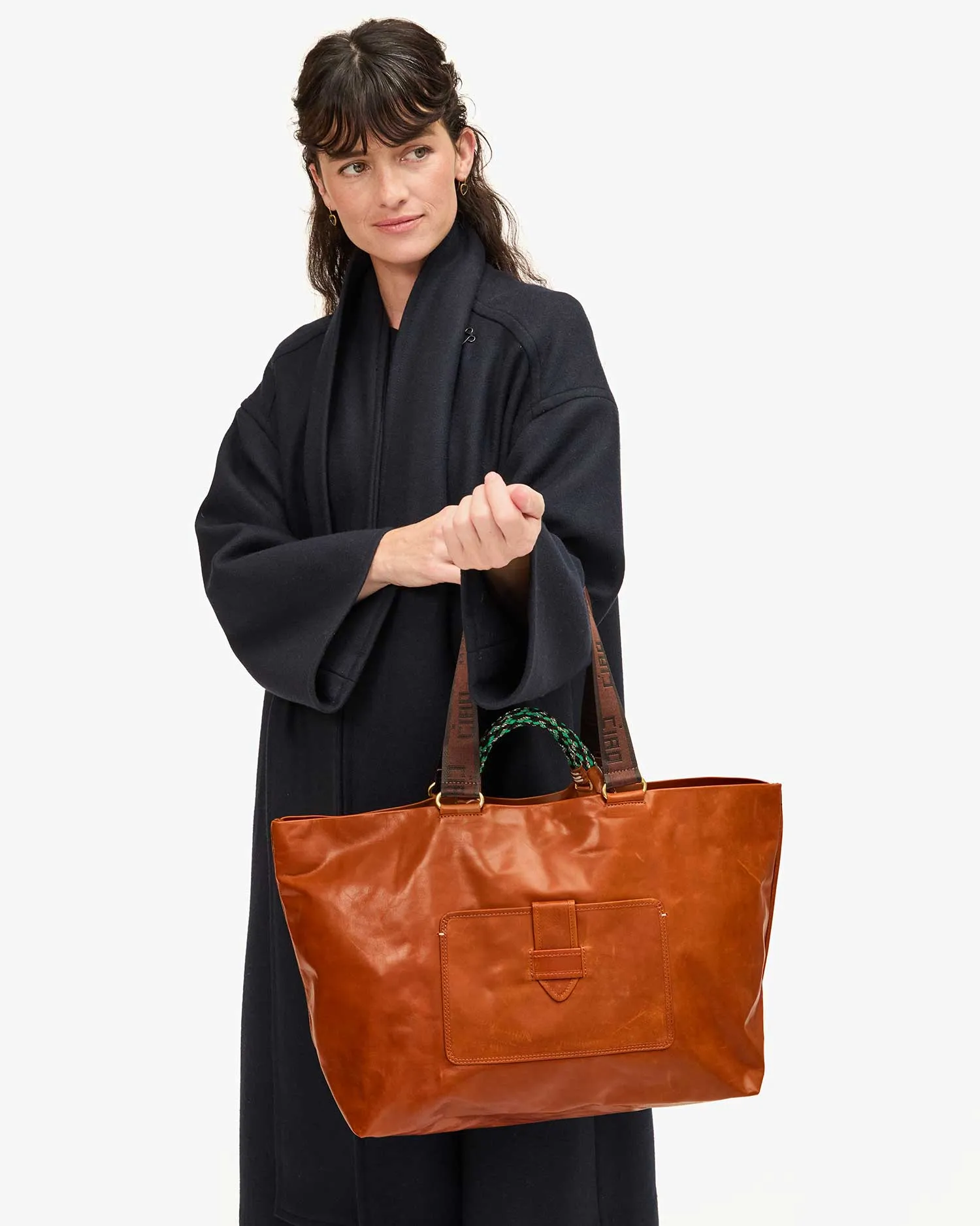 Grande Bateau Tote Camel