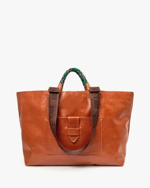Grande Bateau Tote Camel
