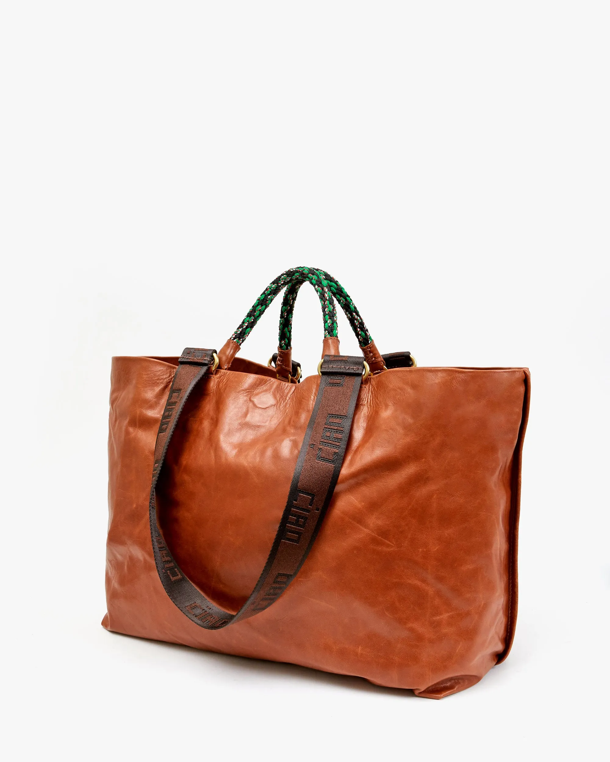 Grande Bateau Tote Camel