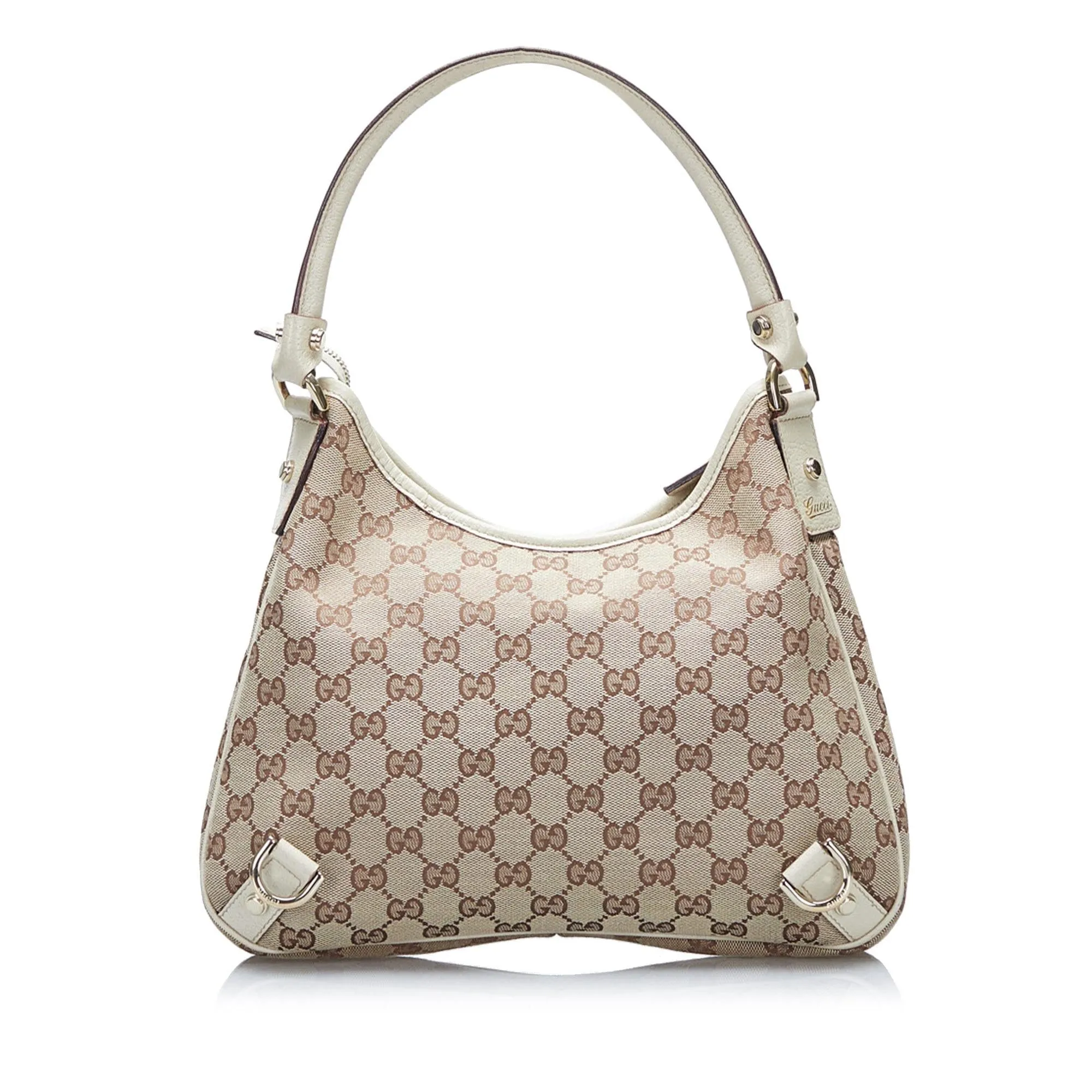 Gucci GG Canvas Abbey D-Ring Shoulder Bag (SHG-37903)
