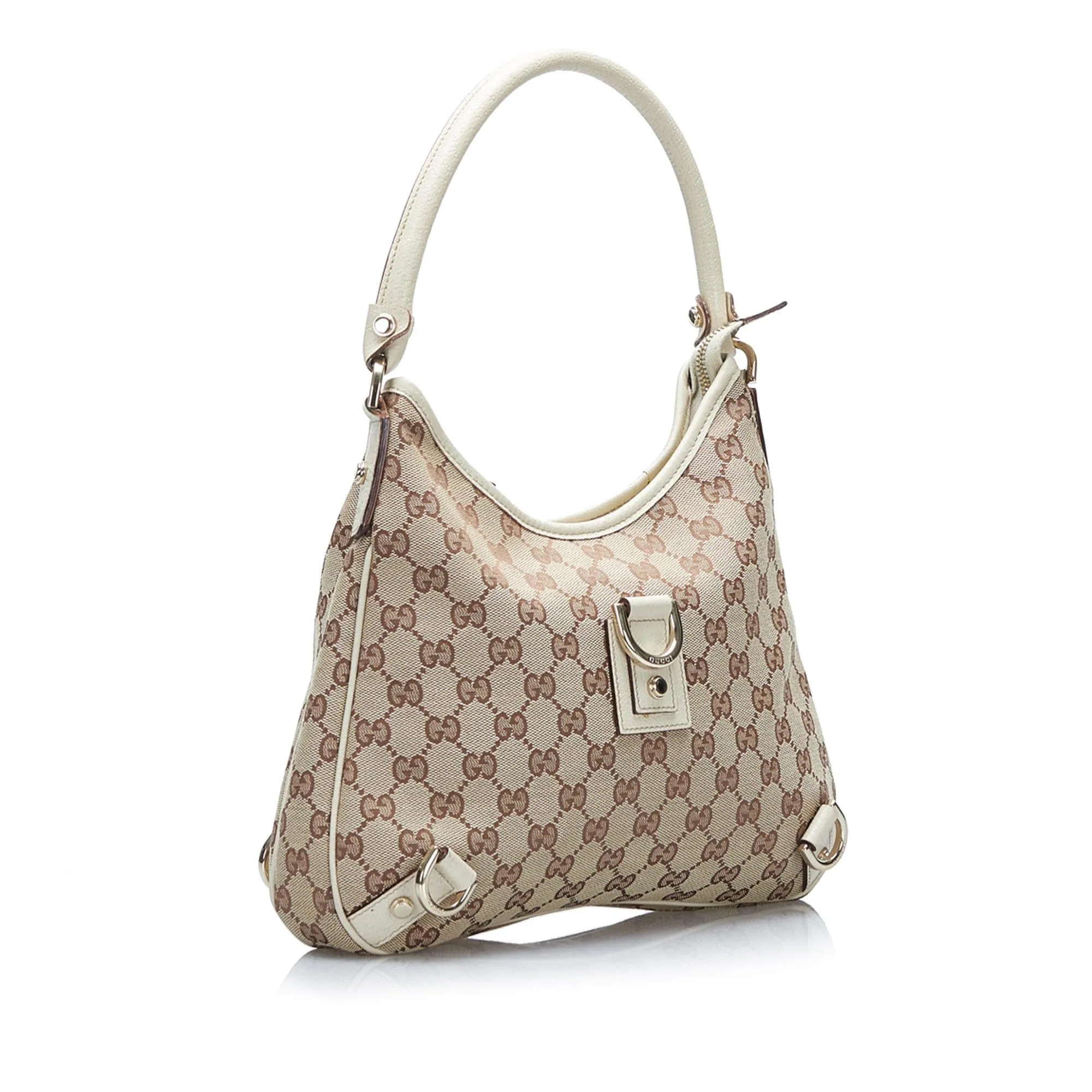 Gucci GG Canvas Abbey D-Ring Shoulder Bag (SHG-37903)
