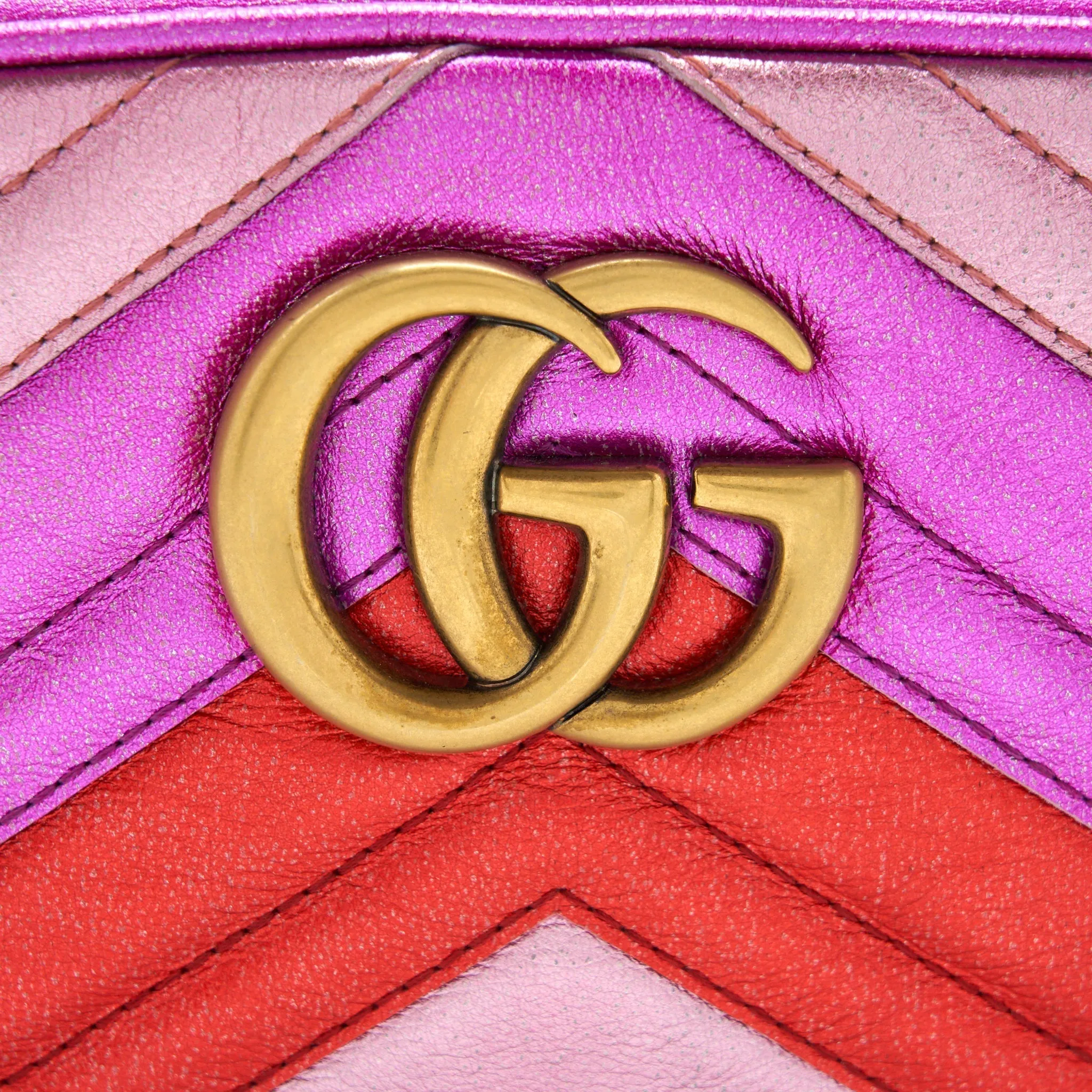Gucci GG marmont Matelass Small Shoulder Bag Multicolour