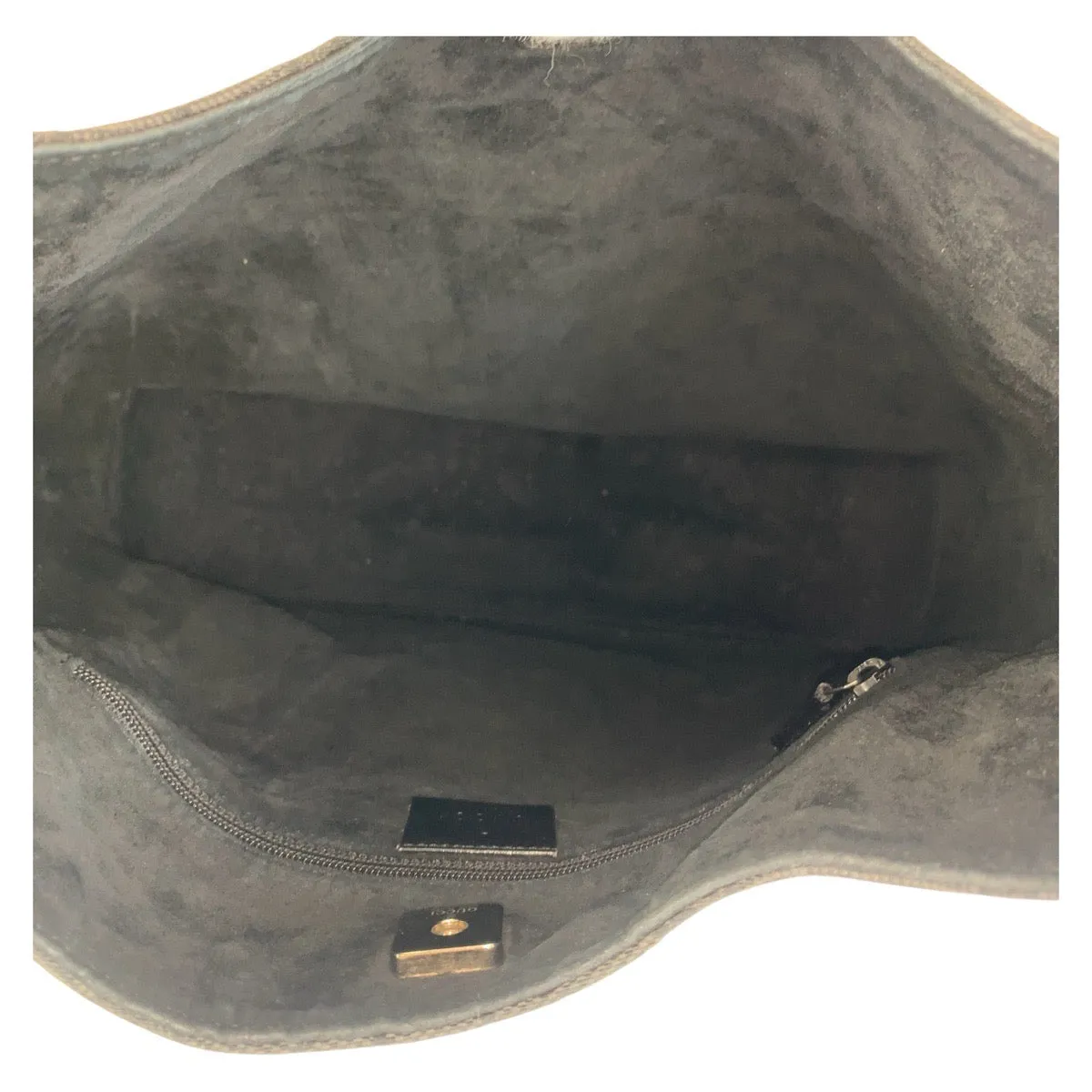 GUCCI Shoulder Bag 001 3752 GG canvas, plastic Black SilverMetal Women Used