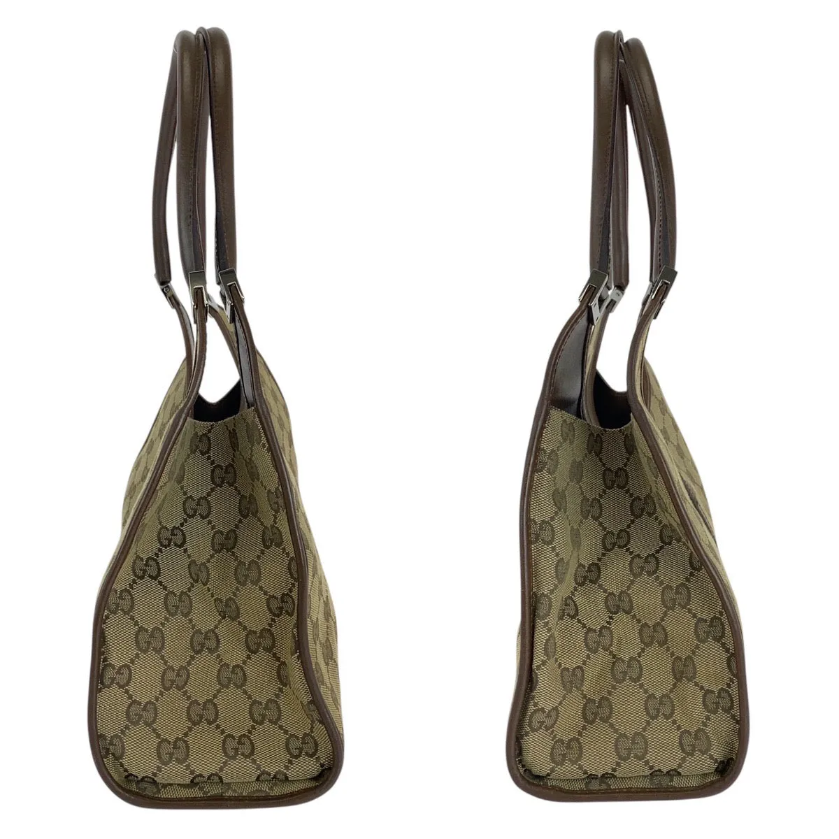 GUCCI Shoulder Bag 0021067 GG canvas, leather Beige brown Jackie Women Used