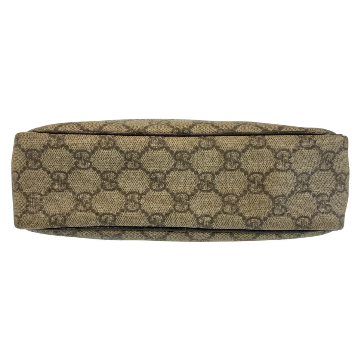 GUCCI Shoulder Bag 114291 GG Supreme canvas, leather Brown beige Crossbody Shoulder Bag Pochette Women Used