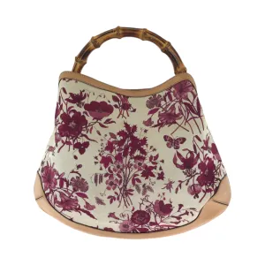 GUCCI Shoulder Bag 169961 canvas multicolor Bamboo flora