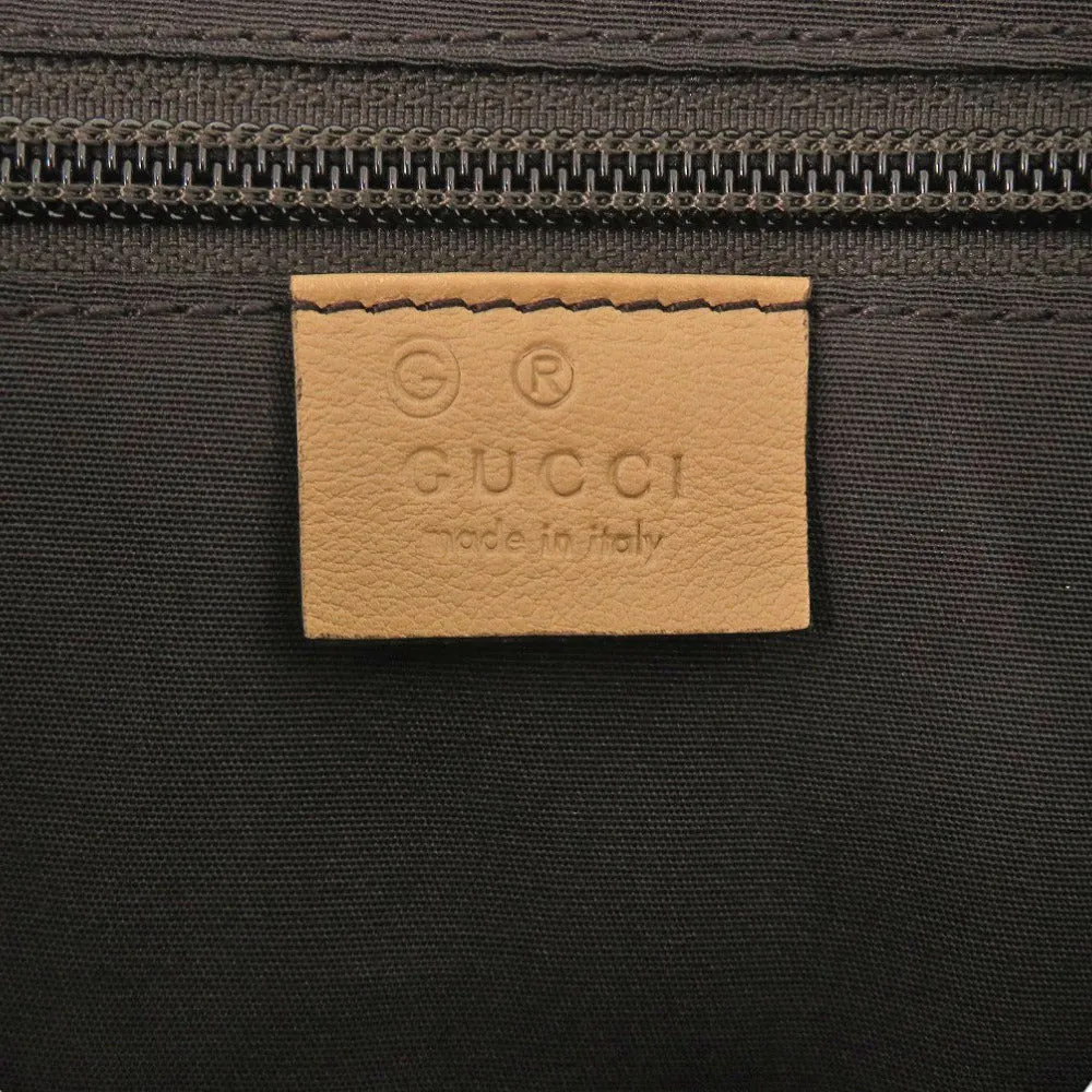 GUCCI Shoulder Bag 257301 canvas beige