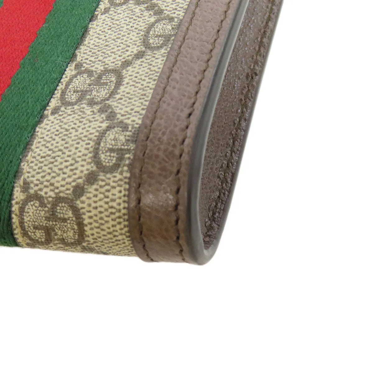 GUCCI Shoulder Bag 699173 PVC beige Ofidia Women Used