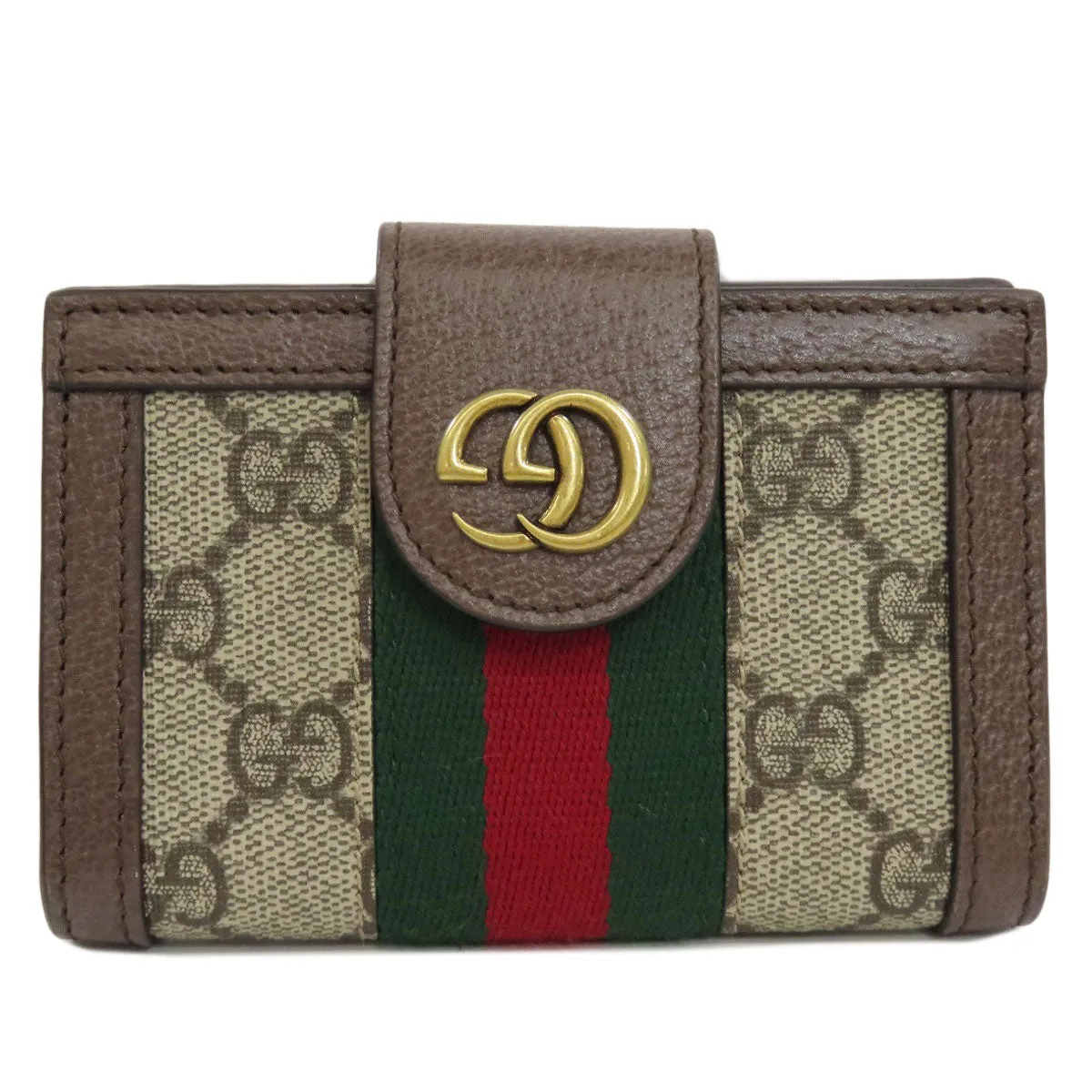 GUCCI Shoulder Bag 699173 PVC beige Ofidia Women Used