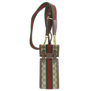 GUCCI Shoulder Bag 699173 PVC beige Ofidia Women Used
