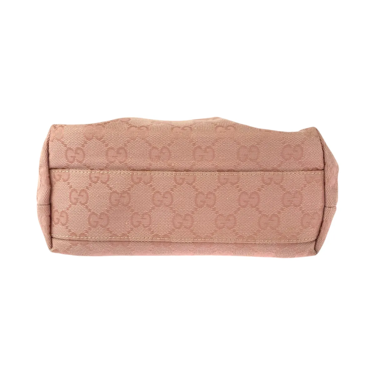 GUCCI Tote Bag 002 1075 GG canvas Pink Beige SilverMetal Tote Bag Shoulder Bag Women Used