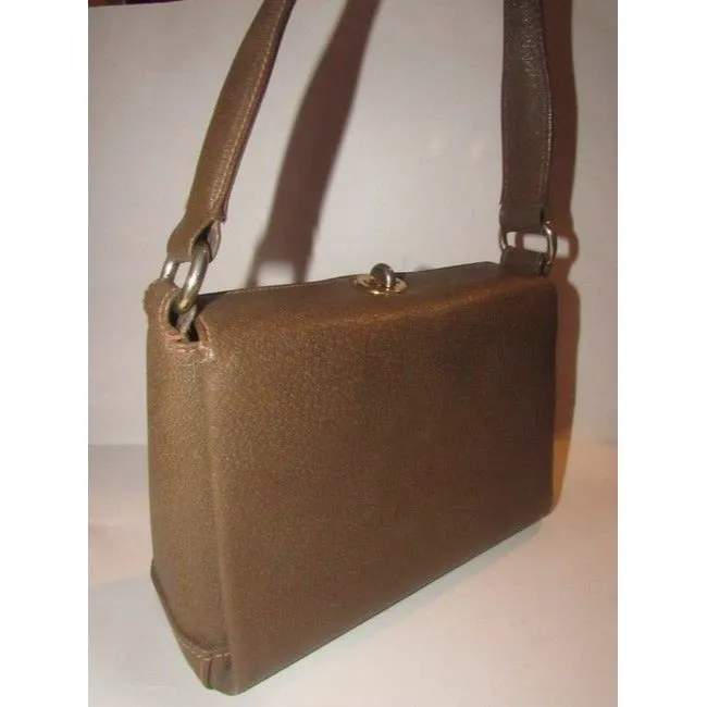Gucci Vintage Pursesdesigner Purses Brown Leather Shoulder Bag